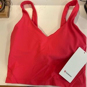 NWT! Lululemon align tank in glaze pink (not exactly sure what color)  size 4